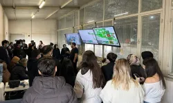 Denizli'de üniversiteliler katı atık tesisini yerinde gözlemledi