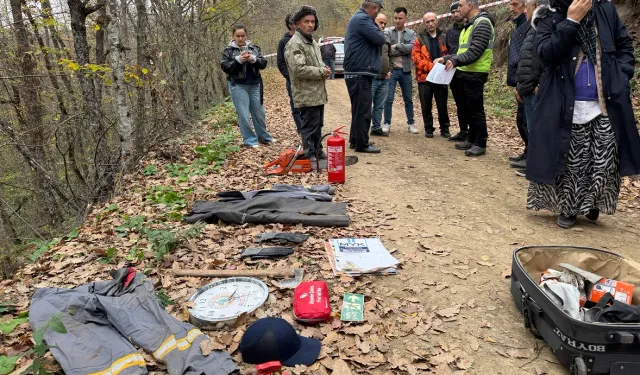 Yığılca'da orman üretim işçileri 'mesleki' ter döktü