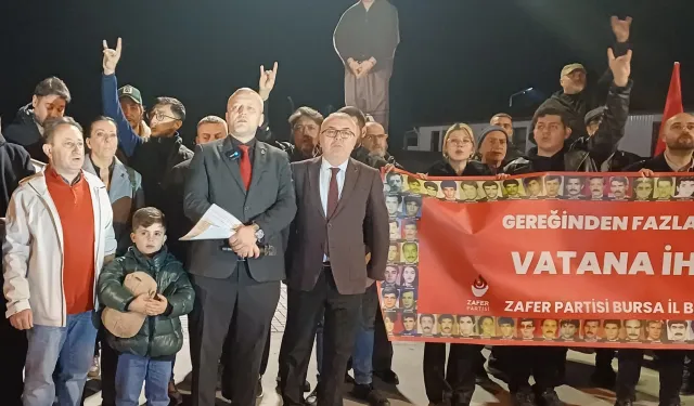 Zafer Partisi Bursa'dan 'İmralı görüşmelerine' yerinden tepki!