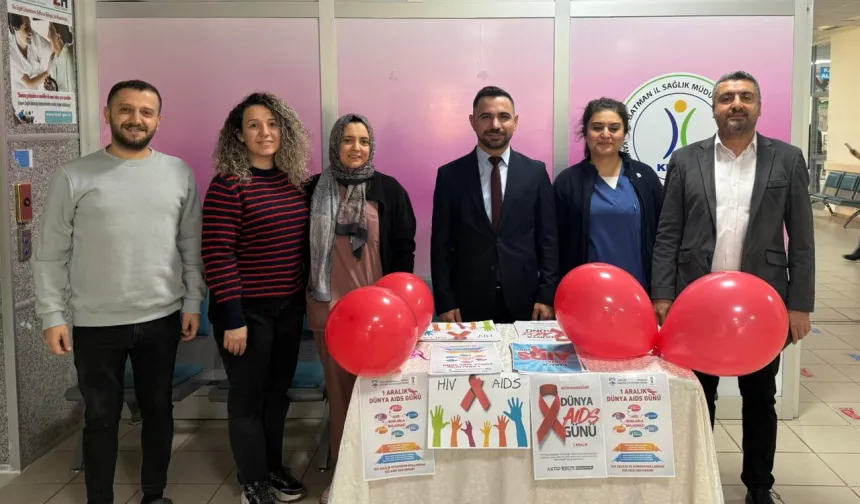 Batman Kozluk Devlet Hastanesi'nde AIDS farkındalığı